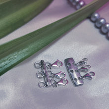 Load image into Gallery viewer, Twig silver necklace separator for layering