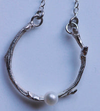 Load image into Gallery viewer, Twig necklace, sterling silver chain necklace