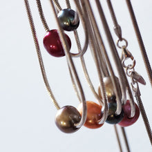 Load image into Gallery viewer, One-pearl necklace in silver