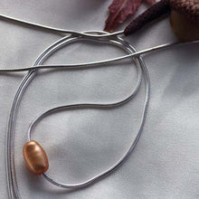 Load image into Gallery viewer, One-pearl necklace in silver