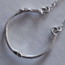 Load image into Gallery viewer, Twig necklace, sterling silver chain necklace