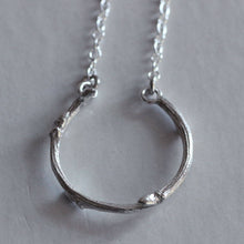 Load image into Gallery viewer, Twig necklace, sterling silver chain necklace