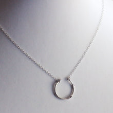 Load image into Gallery viewer, Twig necklace, sterling silver chain necklace