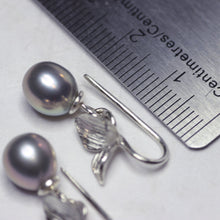 Load image into Gallery viewer, Dainty dangle earrings, sterling silver (925 Silver)