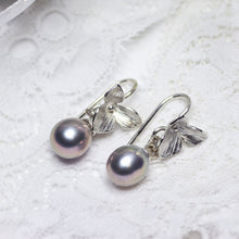 Load image into Gallery viewer, Dainty dangle earrings, sterling silver (925 Silver)