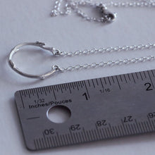 Load image into Gallery viewer, Twig necklace, sterling silver chain necklace