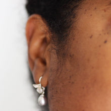 Load image into Gallery viewer, Dainty dangle earrings, sterling silver (925 Silver)