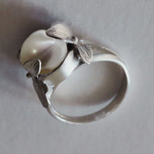 Load image into Gallery viewer, Pearl promise ring, promise ring for her
