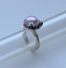 Charger l&#39;image dans la galerie, Bague fleur en argent
