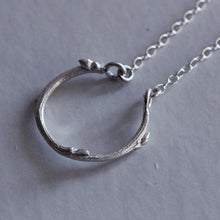 Load image into Gallery viewer, Twig necklace, sterling silver chain necklace
